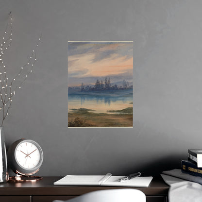 Landscape near Strasbourg - European Pastoral Fine Art Poster
