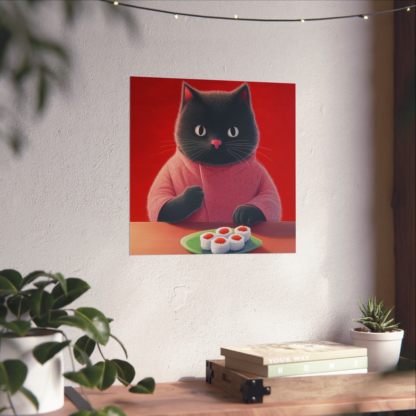 9 Lives Sushi Bar Art Print - Matte Vertical Posters