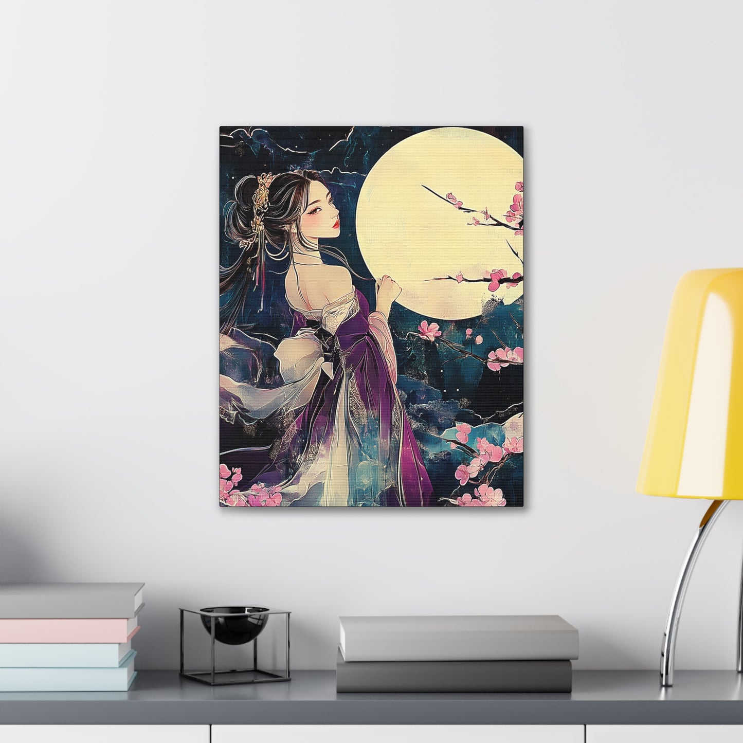 Thinking of You in the Moonlight - Fine Art Print - Wall Art on Canvas