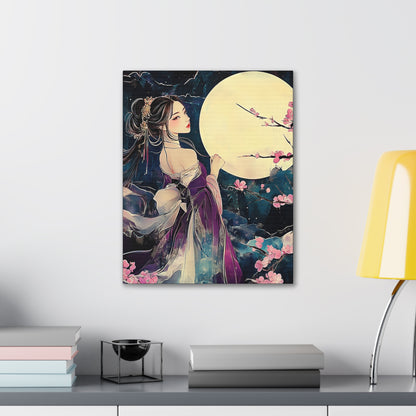 Thinking of You in the Moonlight - Fine Art Print - Wall Art on Canvas