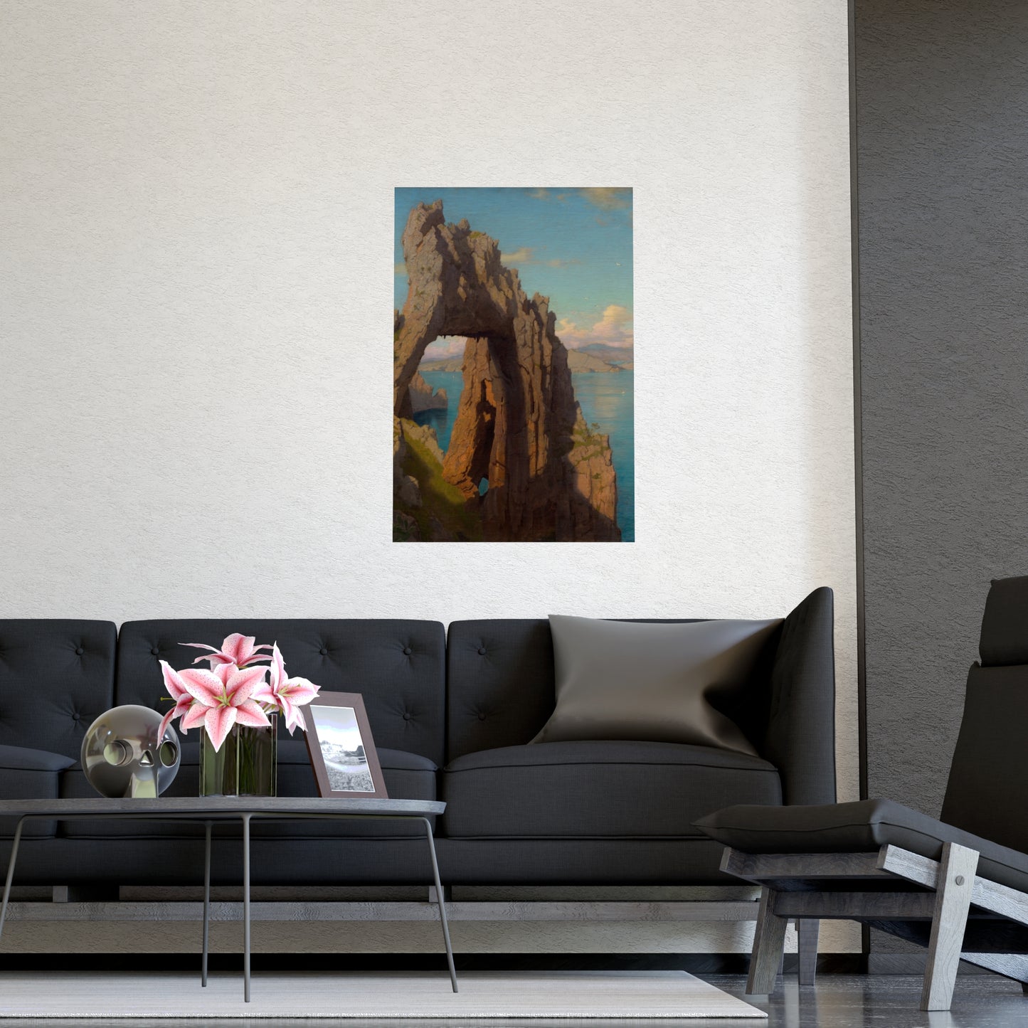 Natural Arch at Capri - Italian Coast Fine Art Poster