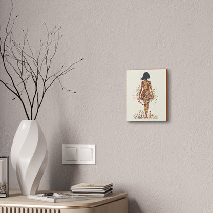 You Belong Among the Wildflowers  - Flower Girl - Print on Canvas