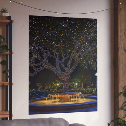 Winter Lights in the Park - Fine Art Print - Poster Print