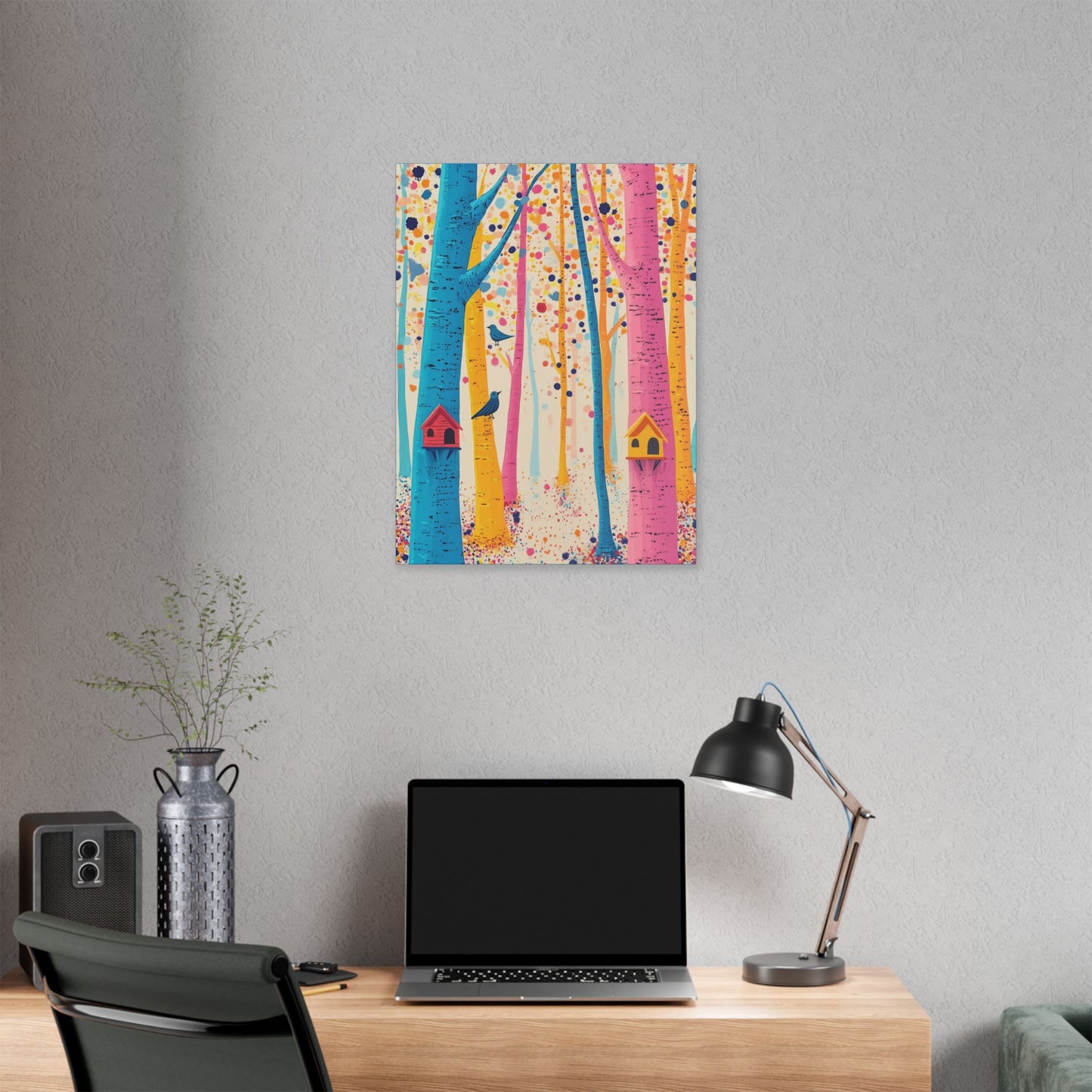 Here for the Birds - Delight in Nature Series - Fine Art Print on Canvas