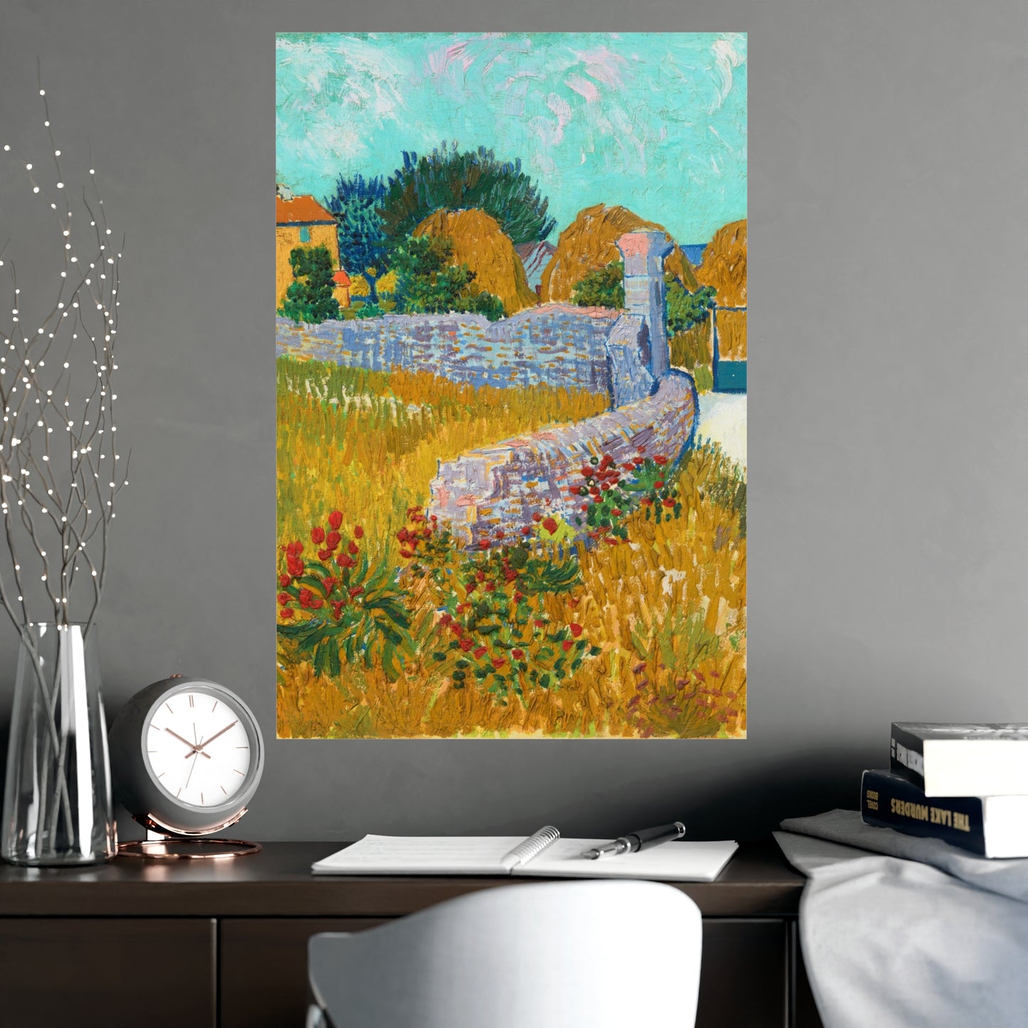 Farmhouse in Provence - Van Gogh Fine Art Poster