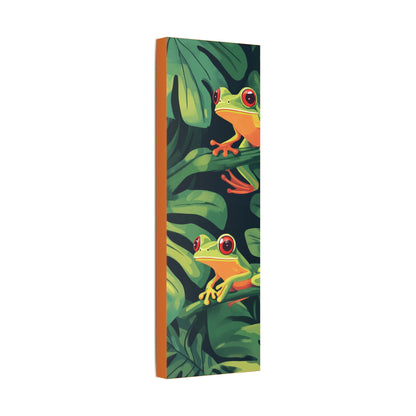 Tree Frog Trio - Garden Friends Series - Fine Art Print on Canvas