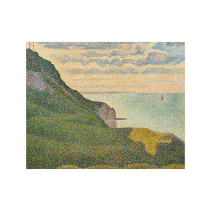Seascape at Port-en-Bessin Normandy - Seurat Fine Art Poster