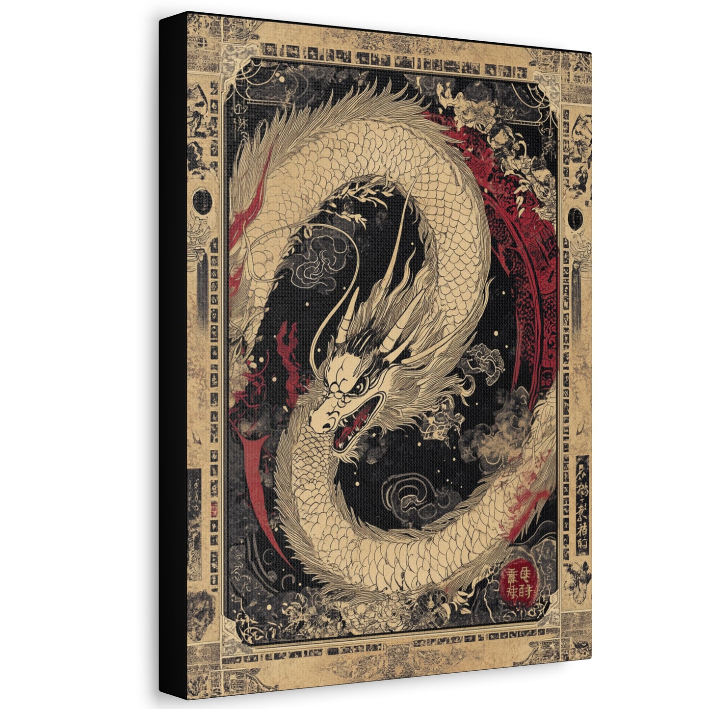 Can't Fight Fate - Dragon Collection -  Fine Art Print on Canvas