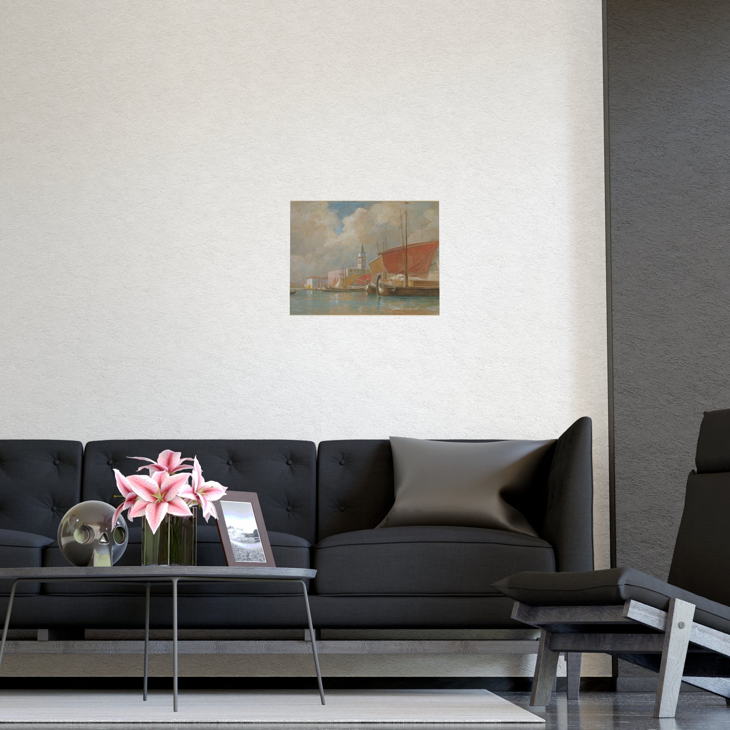 Shipping Along the Molo Venice - Canaletto Fine Art Poster