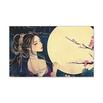 Thinking of You in the Moonlight - Fine Art Print - Wall Art on Canvas