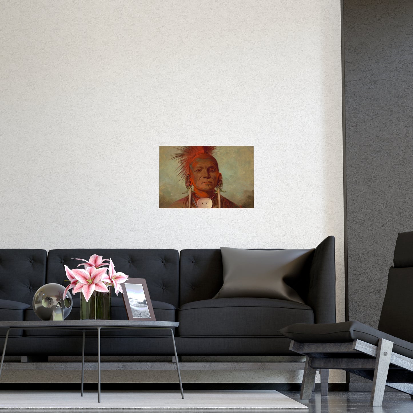 Iowa Medicine Man Portrait - George Catlin - Fine Art Poster