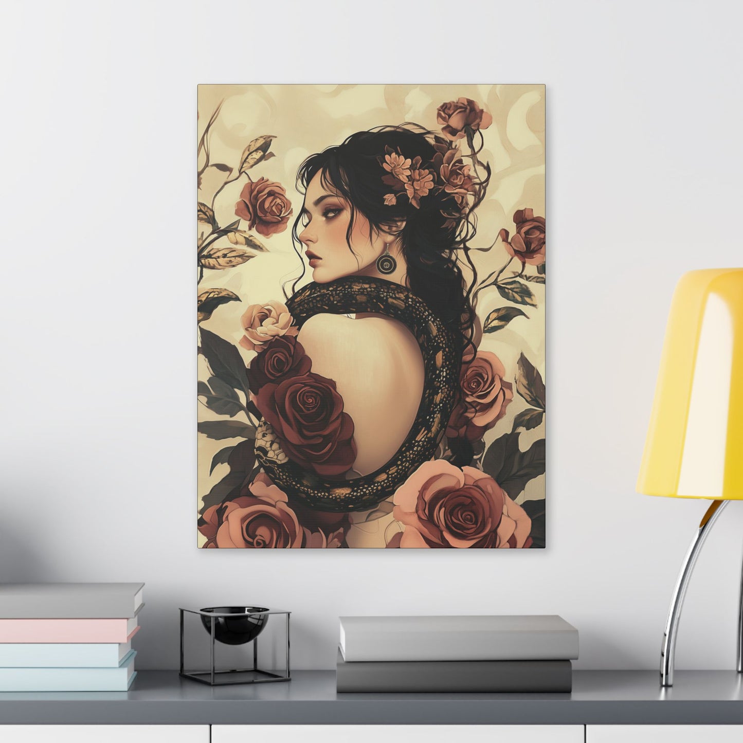 Never Look Back - Secret Garden Series - Fine Art Print on Canvas