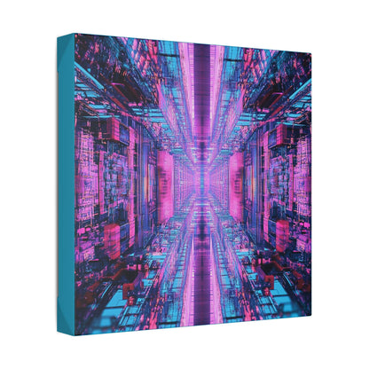 Quantum Glitch on Canvas