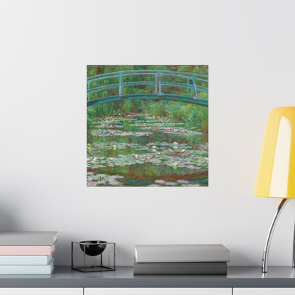 Claude Monet - Japanese Foot Bridge Fine Art Canvas Print