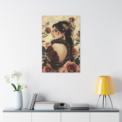 Never Look Back - Secret Garden Series - Fine Art Print on Canvas