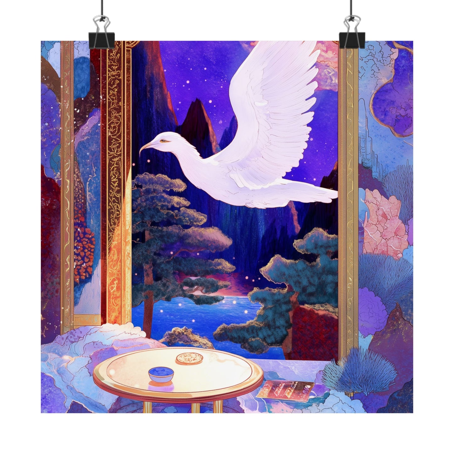 Into the Mystic Dove Messenger Fine Art Print