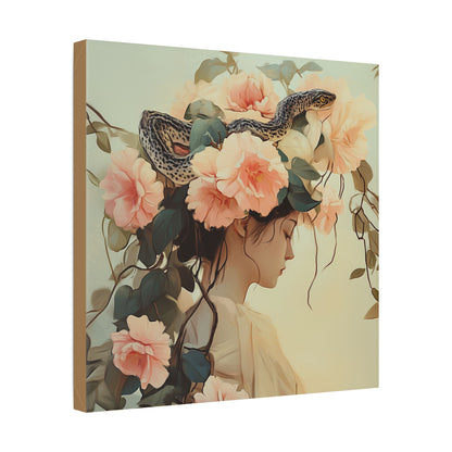 Snake Charmer - Secret Garden Series - Fine Art Print on Canvas