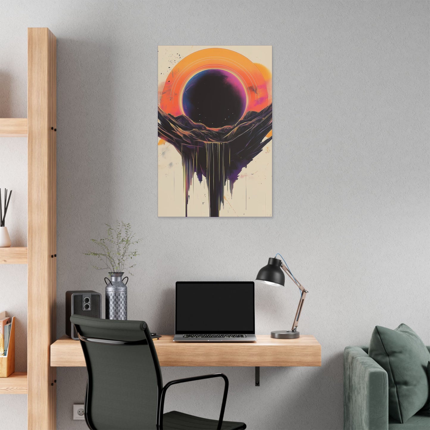 Valley of Dreams - Abstract Color Series- Fine Art Print on Canvas