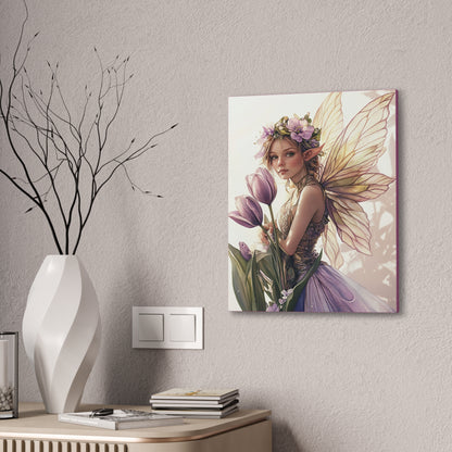 Tuesdays are for Tulips - Flowers & Fairies Collection - Fine Art Print on Canvas