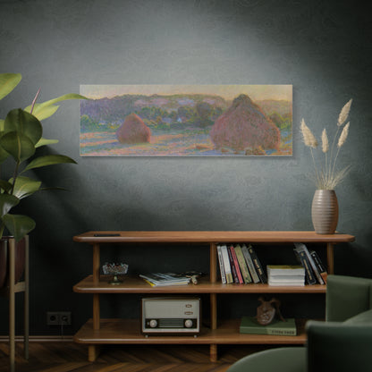 Claude Monet - Fields of Wheat Fine Art Canvas Print