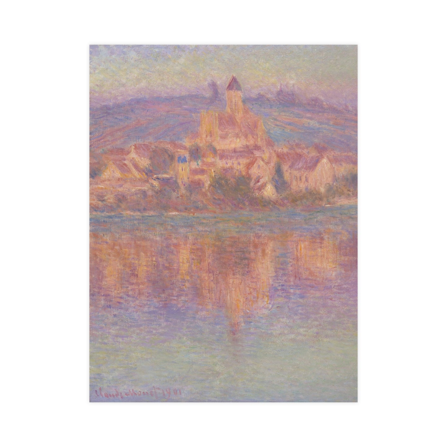 Vetheuil - Monet Village Landscape Fine Art Poster