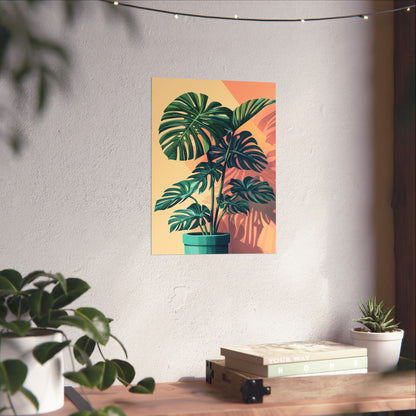 Tropical Monstera Botanical Fine Art Print