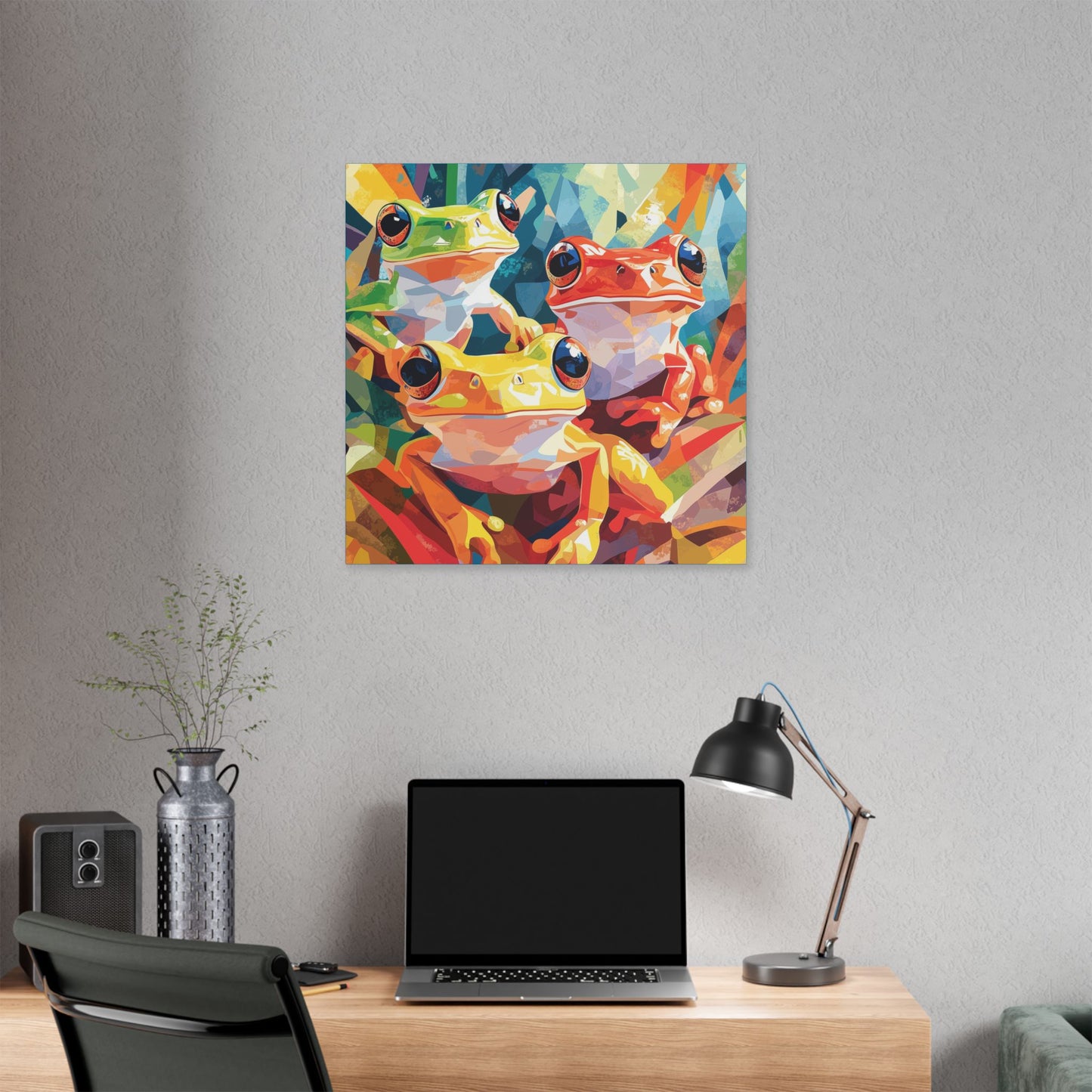 Frogs are Friends - Delight in Nature Series - Fine Art Print on Canvas