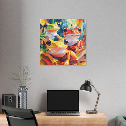Frogs are Friends - Delight in Nature Series - Fine Art Print on Canvas
