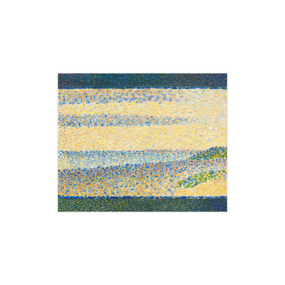 Seascape at Gravelines - Seurat Pointillist Fine Art Poster