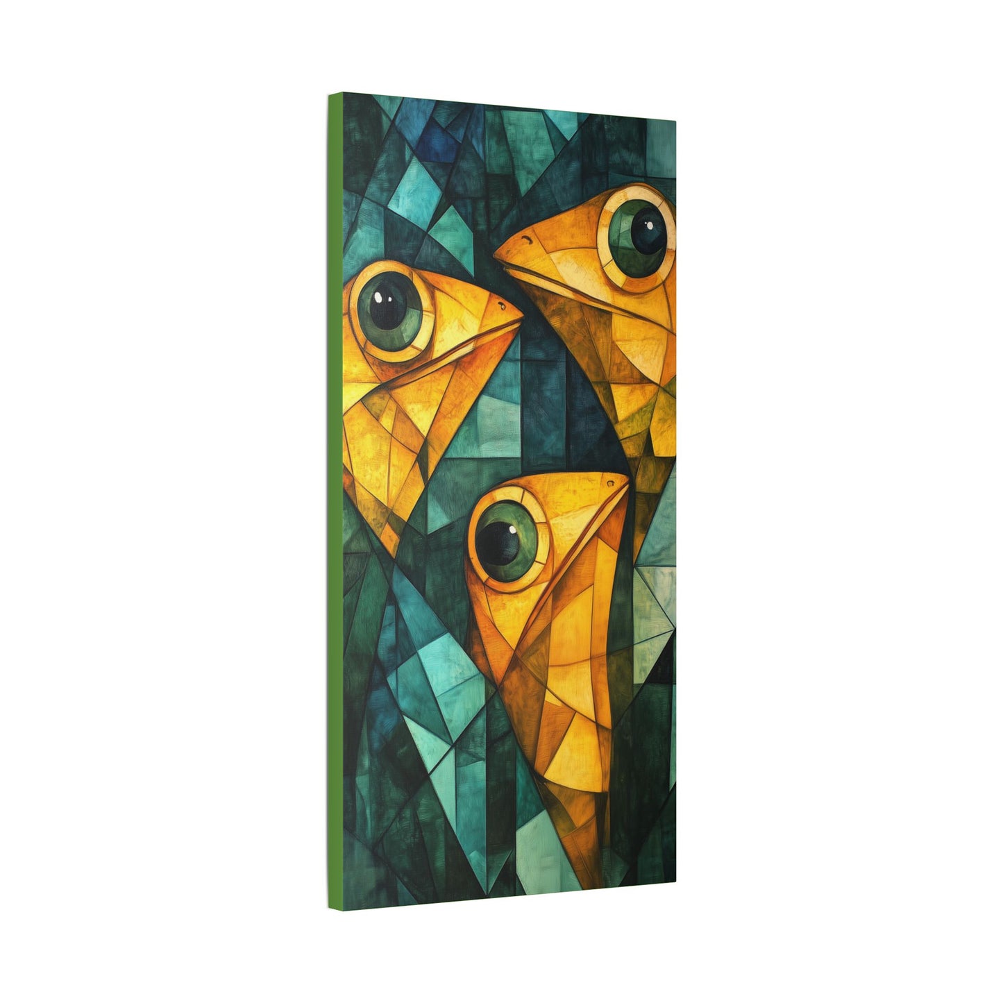 If We Don't Move Maybe They Won't See Us - Garden Friends - Fine Art Print on Canvas
