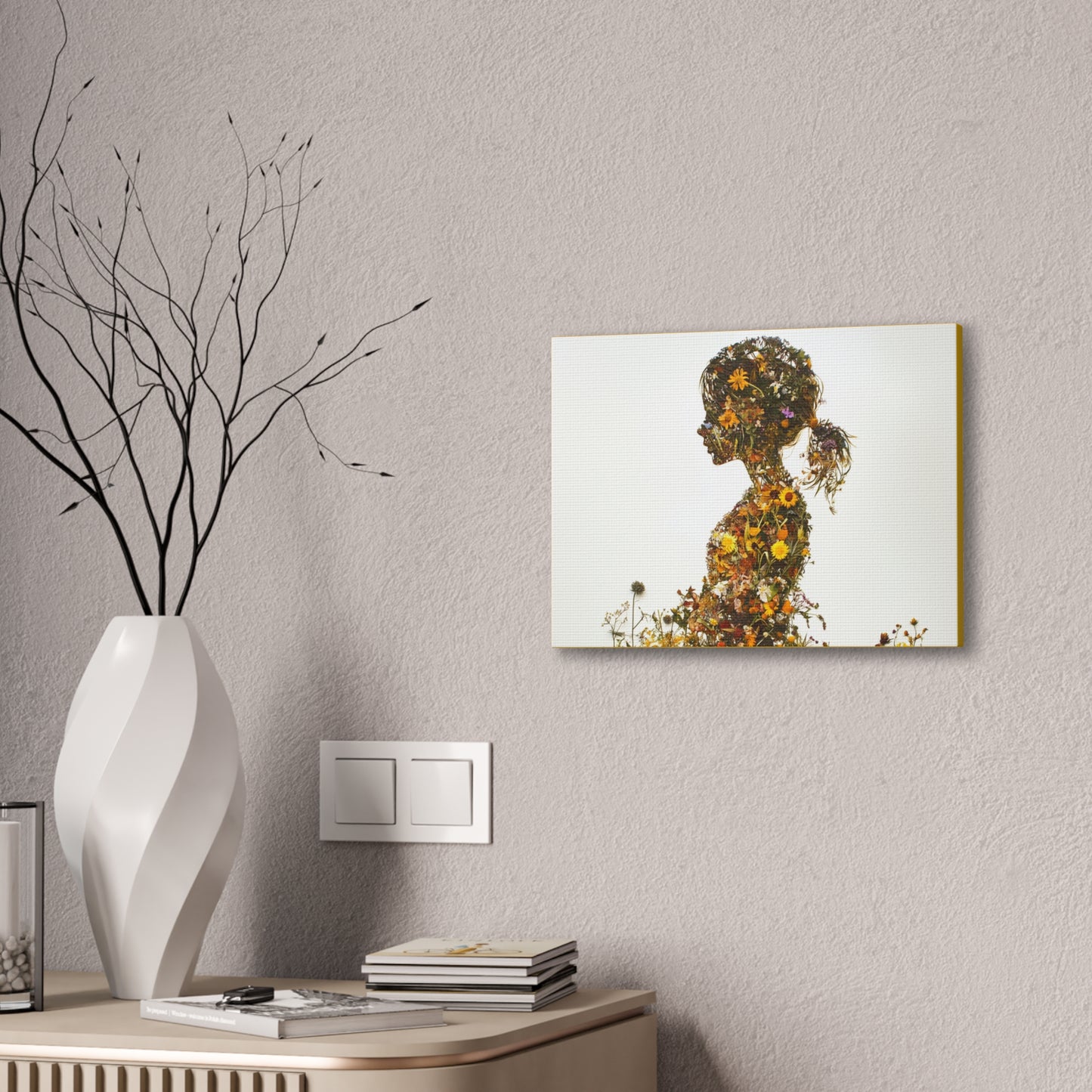 Summers Gone By - Wildflowers Fine Art Print on Canvas