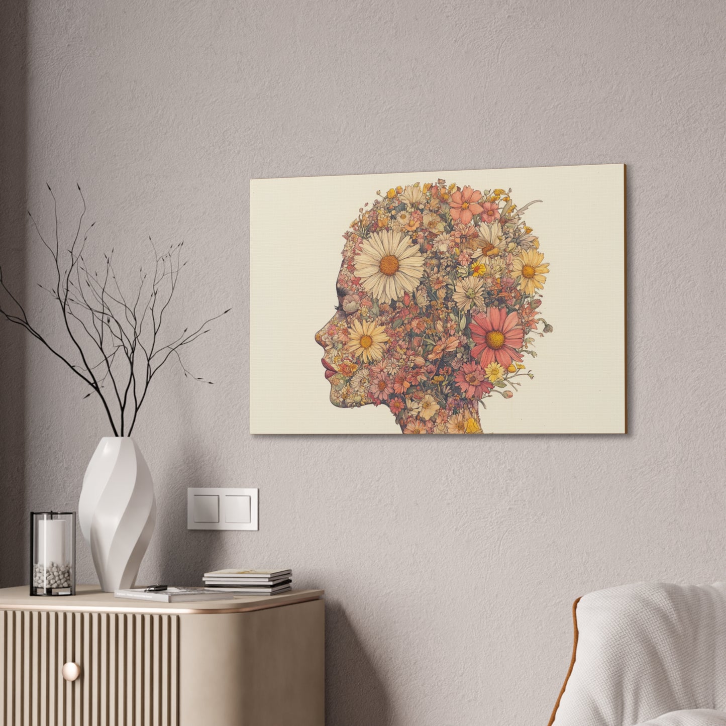And So She Grew on Canvas