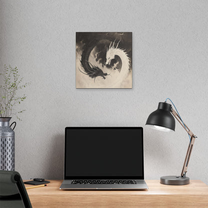 Yin & Yang - Dragon Art Collection -  Fine Art Print on Canvas