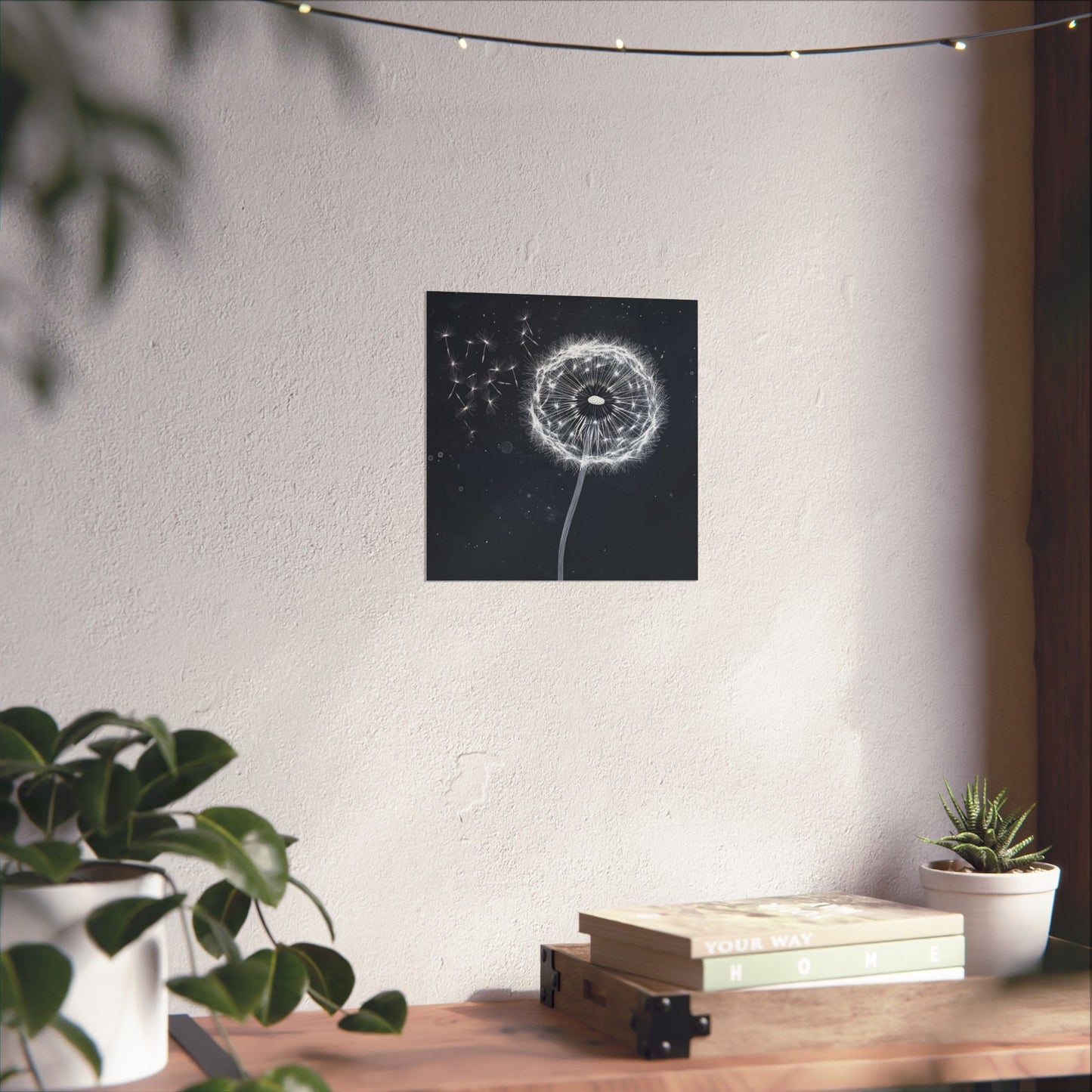 Just Dandy Dandelion Inspirational Fine Art Print