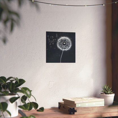 Just Dandy Dandelion Inspirational Fine Art Print
