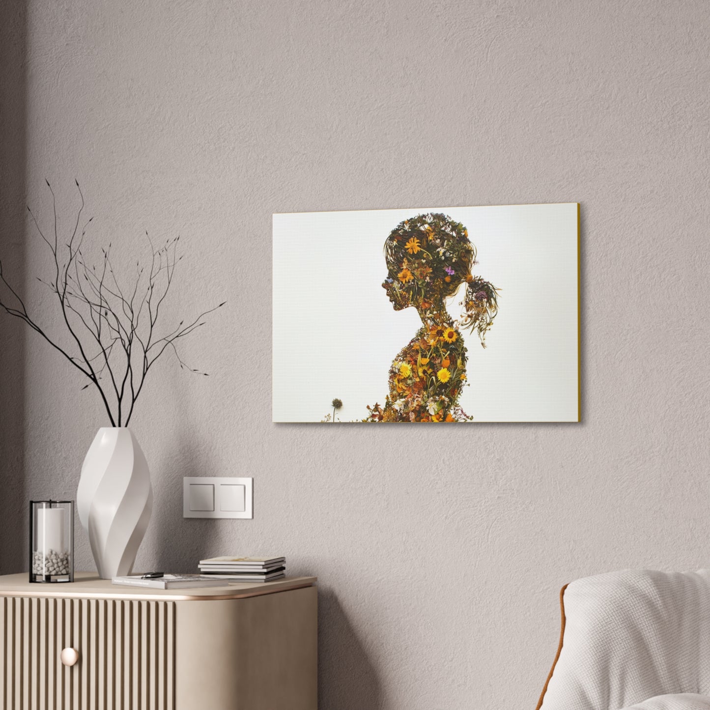 Summers Gone By - Wildflowers Fine Art Print on Canvas