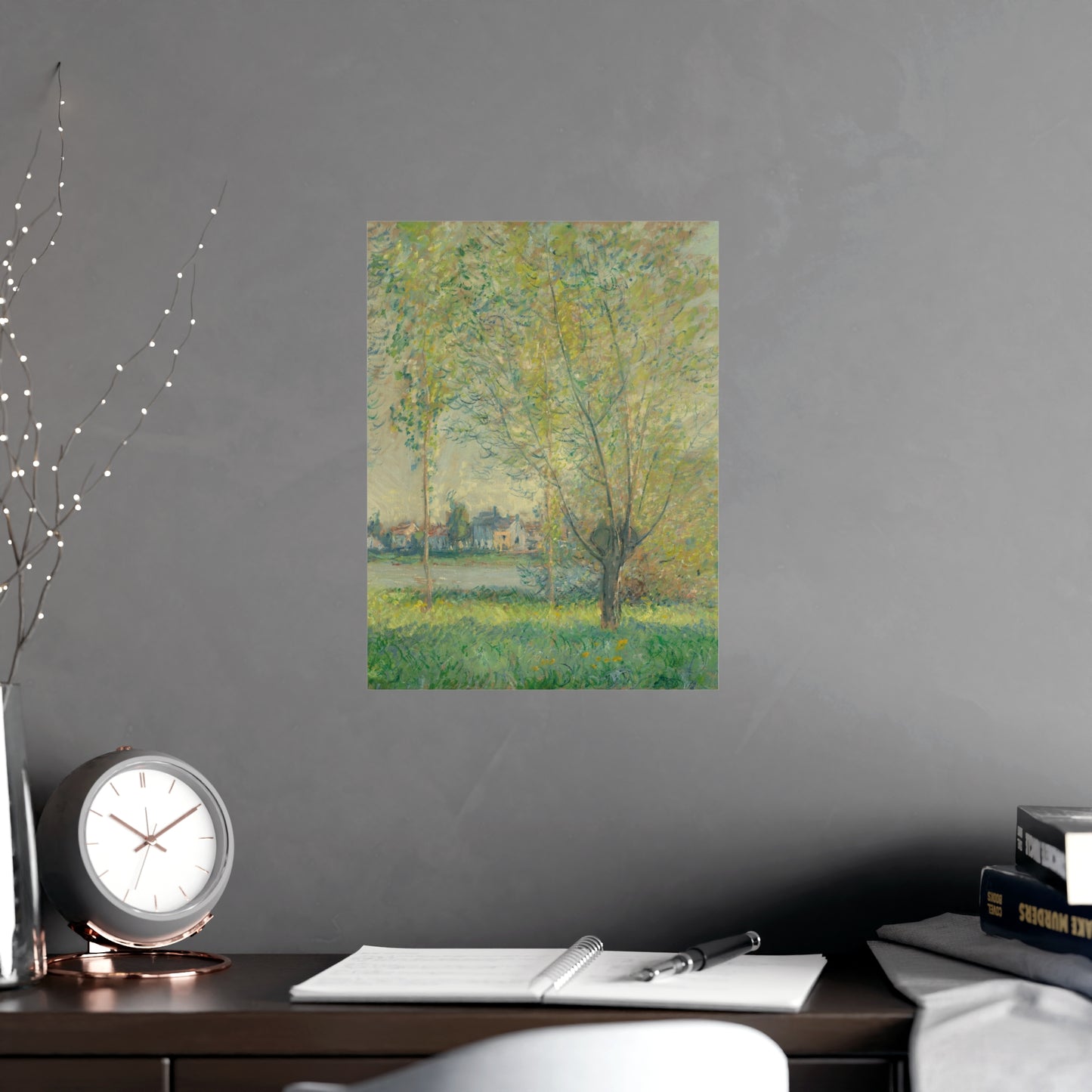 The Willows - Peaceful Landscape Fine Art Poster