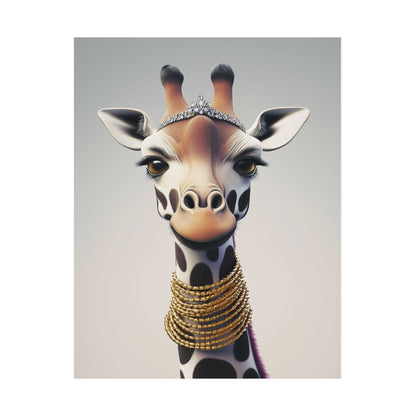 Adventure Awaits - His & Hers Giraffe Fine Art Prints (A) - Whimsical Animals - Home Décor - Wedding Gift