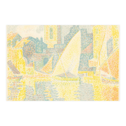 Port of Saint-Tropez - Signac Pointillist Fine Art Poster