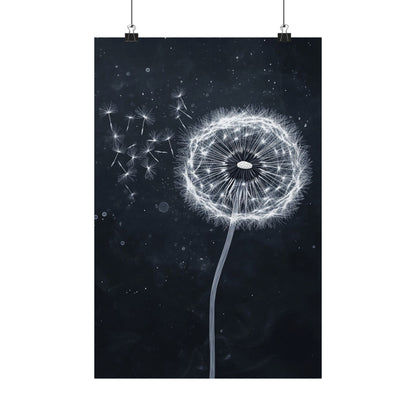 Just Dandy Dandelion Inspirational Fine Art Print
