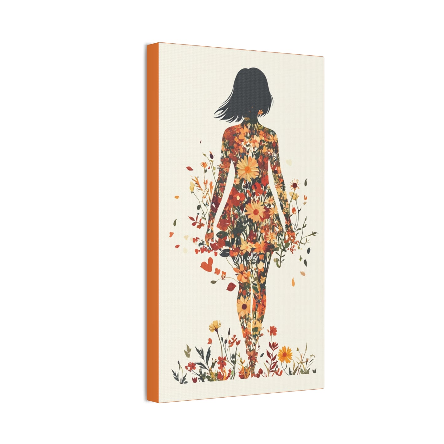 You Belong Among the Wildflowers  - Flower Girl - Print on Canvas