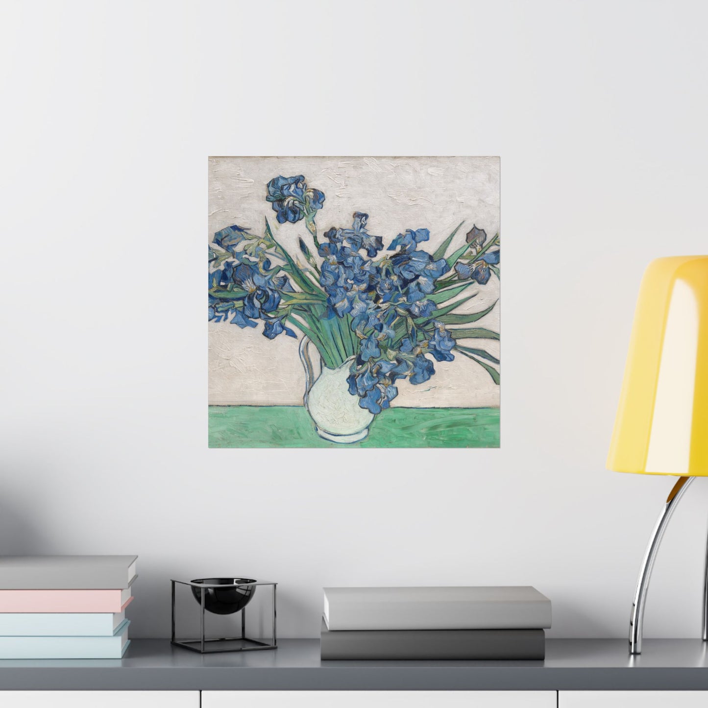 Van Gogh Irises Fine Art Print - Blue Flowers Wall Art