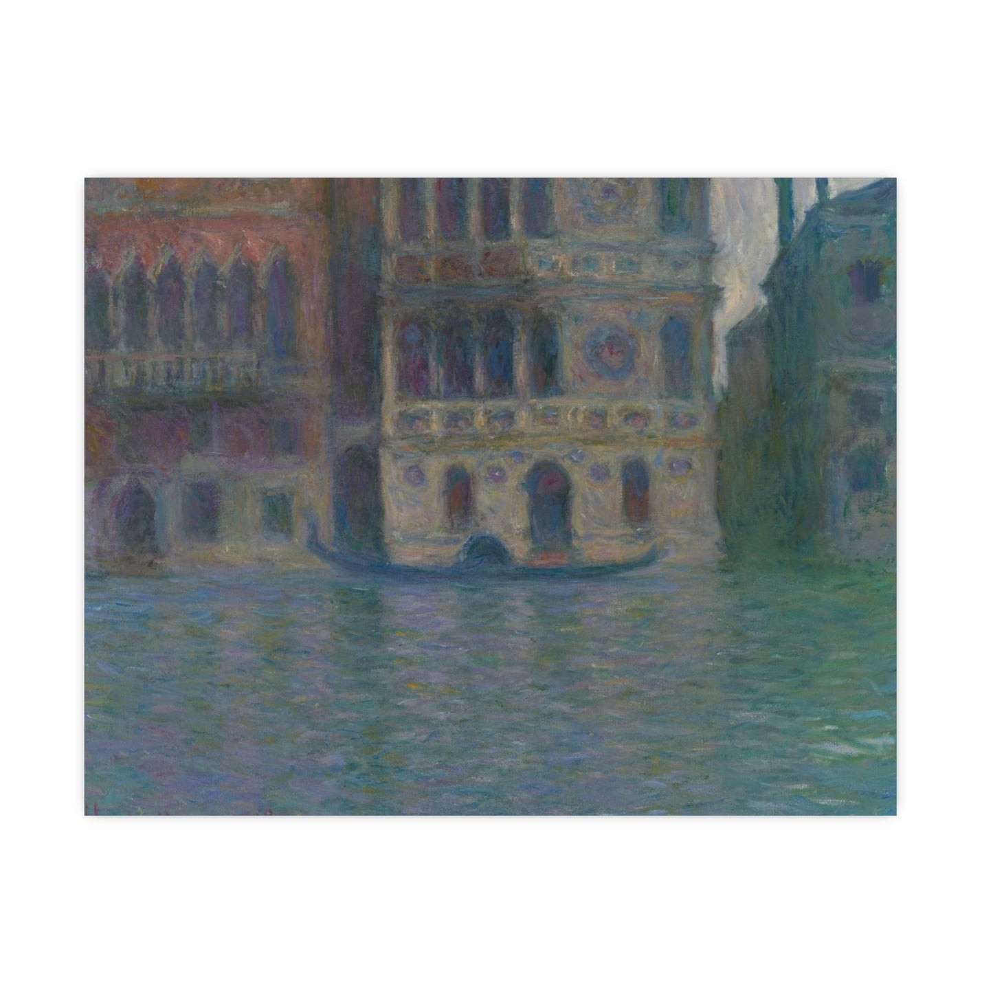 Venice Palazzo Dario - Monet Fine Art Poster