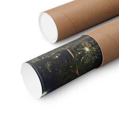 Winter Lights in the Park - Fine Art Print - Poster Print