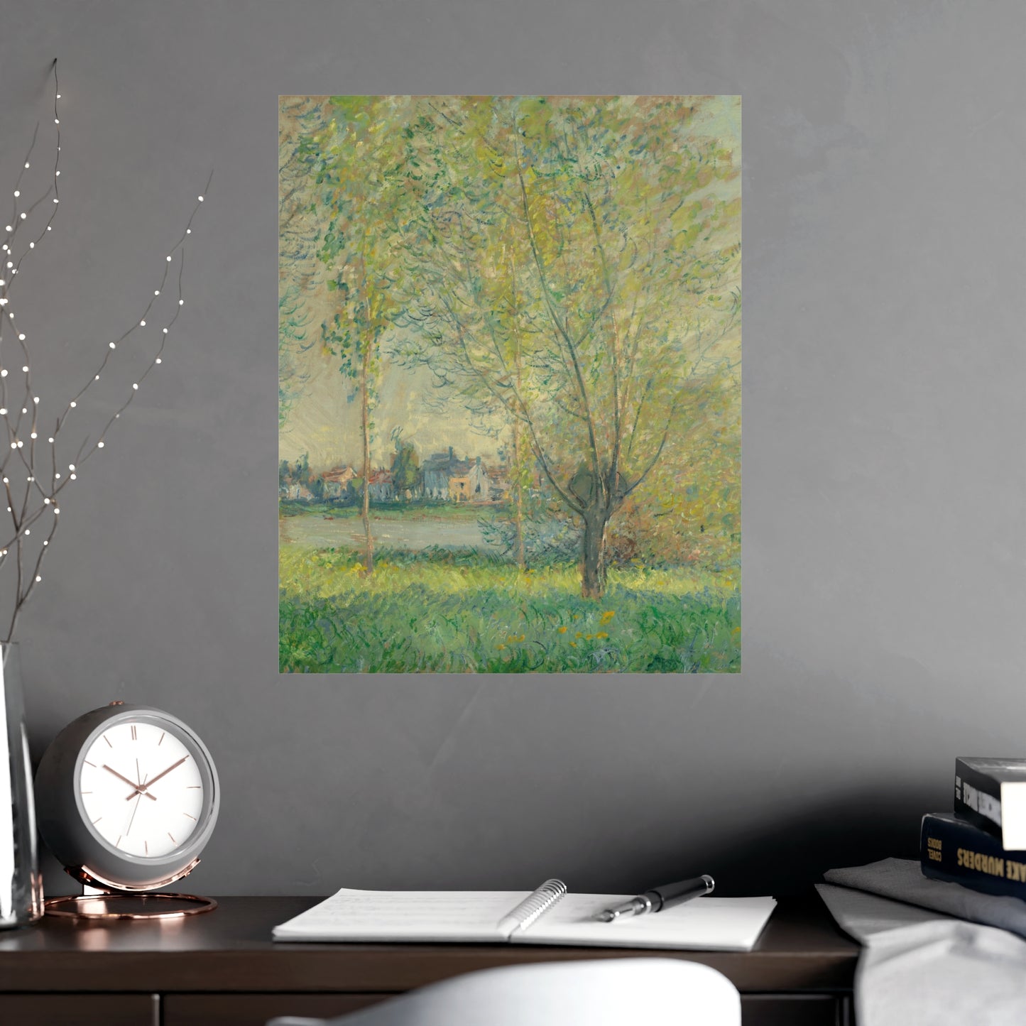The Willows - Peaceful Landscape Fine Art Poster