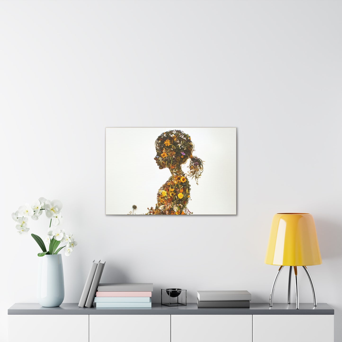 Summers Gone By - Wildflowers Fine Art Print on Canvas