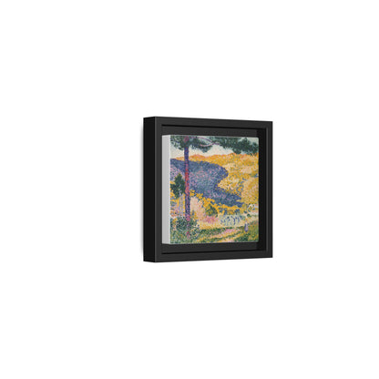 Valley with Fir Shade on the Mountain - Museum Collection - Framed Canvas Print