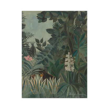 The Equatorial Jungle - Rousseau Tropical Fine Art Poster
