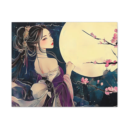 Thinking of You in the Moonlight - Fine Art Print - Wall Art on Canvas