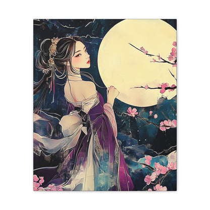 Thinking of You in the Moonlight - Fine Art Print - Wall Art on Canvas